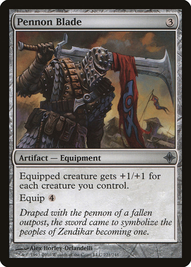 Magic the Gathering Card - Pennon Blade - MTG Circle