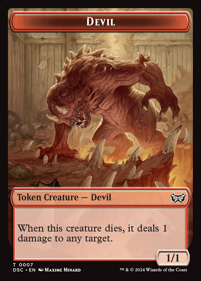 Magic the Gathering Card - Devil - MTG Circle