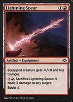 Magic the Gathering Card - Lightning Spear - MTG Circle