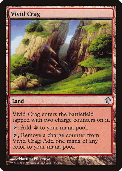Magic the Gathering Card - Vivid Crag - MTG Circle