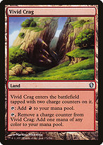 Magic the Gathering Card - Vivid Crag - MTG Circle