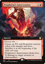 Magic the Gathering Card - Purphoros's Intervention - MTG Circle