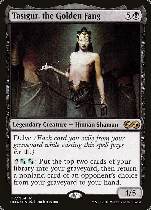 Magic the Gathering Card - Tasigur, the Golden Fang - MTG Circle
