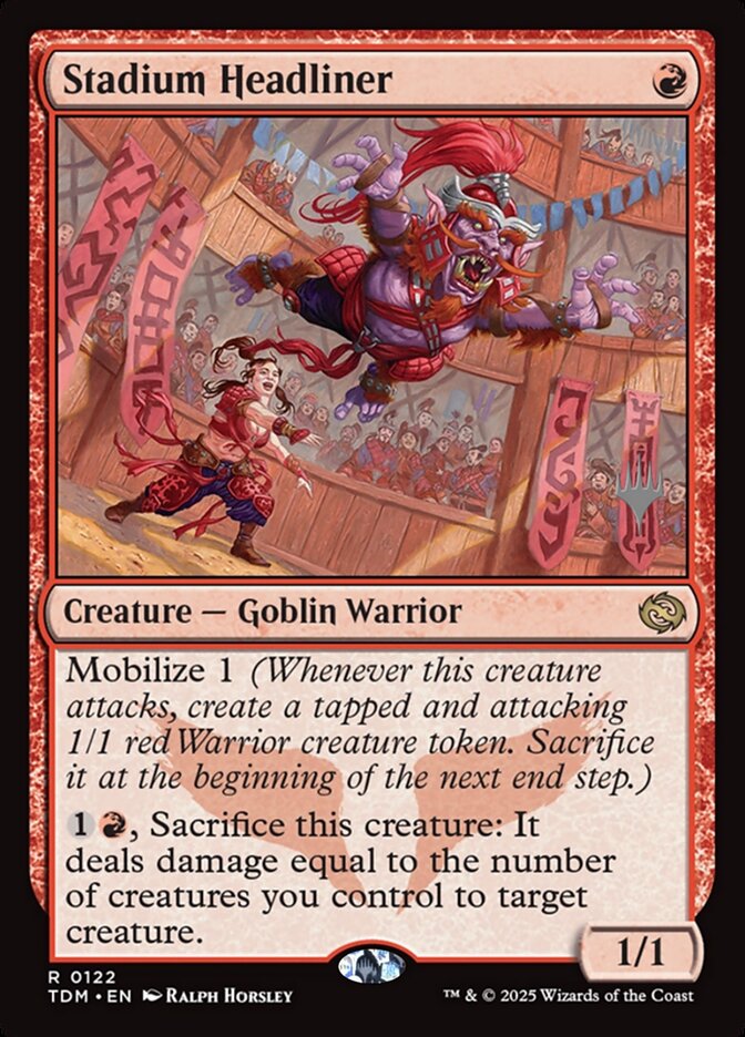 Magic the Gathering Card - Stadium Headliner - MTG Circle