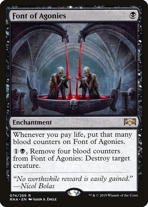 Magic the Gathering Card - Font of Agonies - MTG Circle