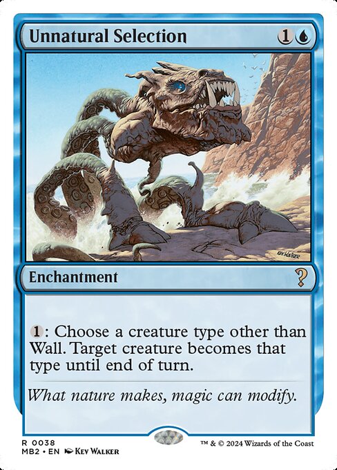 Magic the Gathering Card - Unnatural Selection - MTG Circle