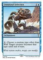 Magic the Gathering Card - Unnatural Selection - MTG Circle