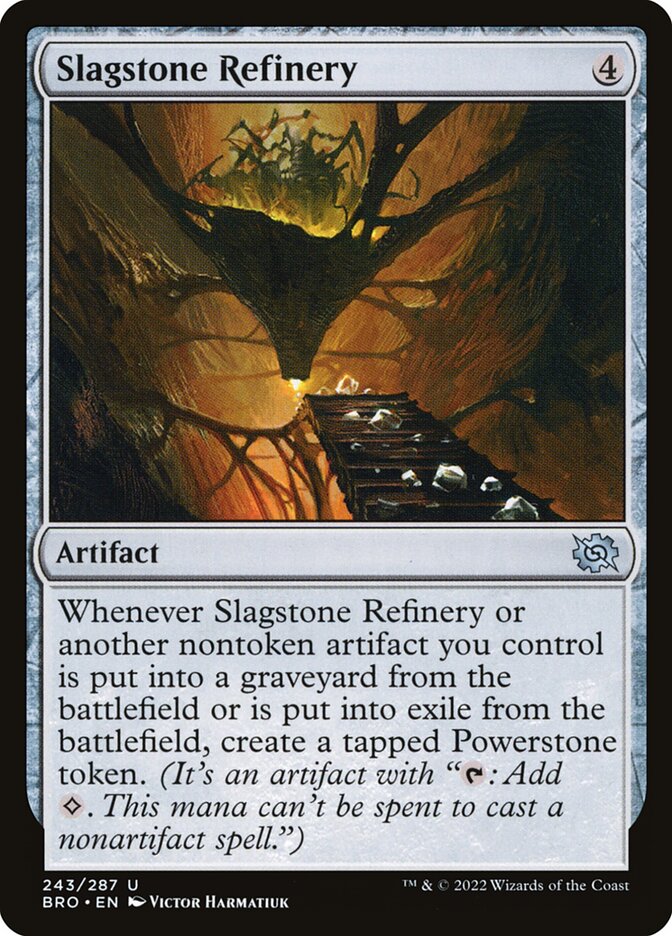 Magic the Gathering Card - Slagstone Refinery - MTG Circle