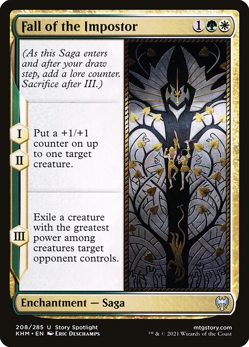 Magic the Gathering Card - Fall of the Impostor - MTG Circle
