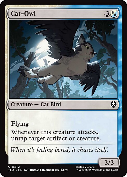 Magic the Gathering Card - Cat-Owl - MTG Circle