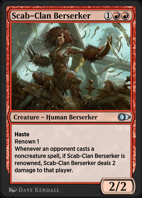 Magic the Gathering Card - Scab-Clan Berserker - MTG Circle