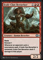 Magic the Gathering Card - Scab-Clan Berserker - MTG Circle