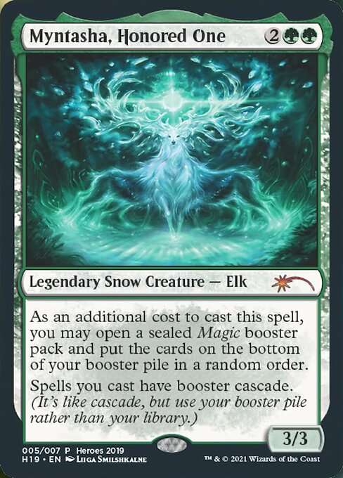 Magic the Gathering Card - Myntasha, Honored One - MTG Circle