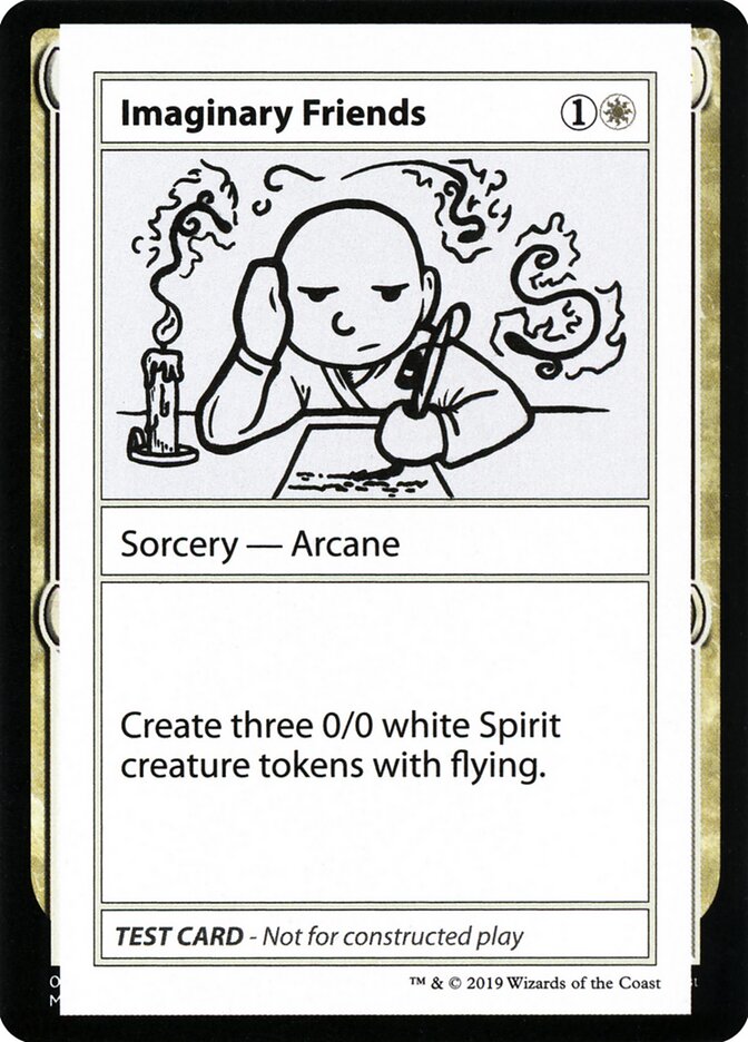 Magic the Gathering Card - Imaginary Friends - MTG Circle