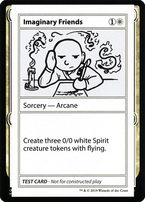 Magic the Gathering Card - Imaginary Friends - MTG Circle
