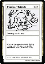 Magic the Gathering Card - Imaginary Friends - MTG Circle