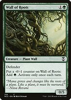 Magic the Gathering Card - Wall of Roots - MTG Circle