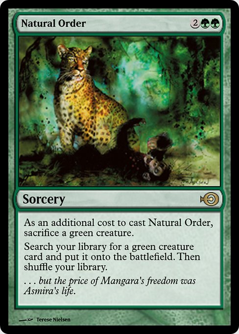Magic the Gathering Card - Natural Order - MTG Circle