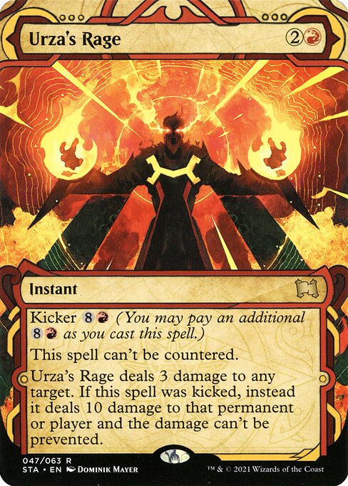 Magic the Gathering Card - Urza's Rage - MTG Circle