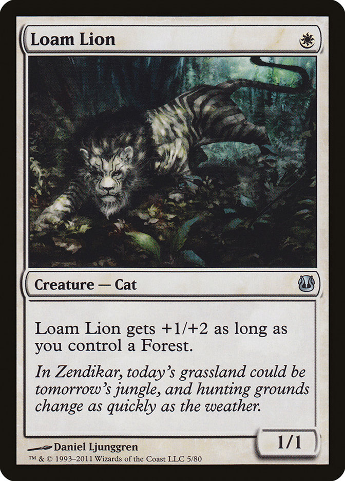 Magic the Gathering Card - Loam Lion - MTG Circle