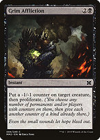 Magic the Gathering Card - Grim Affliction - MTG Circle