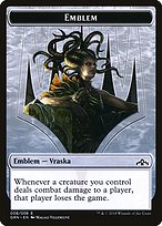 Magic the Gathering Card - Vraska, Golgari Queen Emblem - MTG Circle