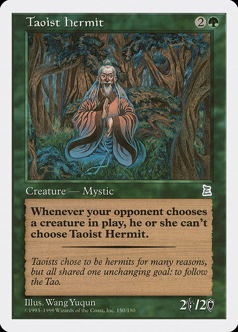 Magic the Gathering Card - Taoist Hermit - MTG Circle