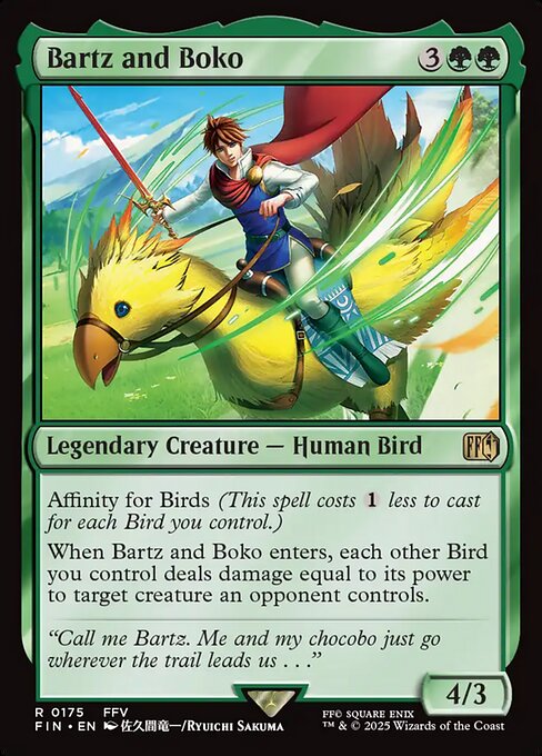 Magic the Gathering Card - Bartz and Boko - MTG Circle