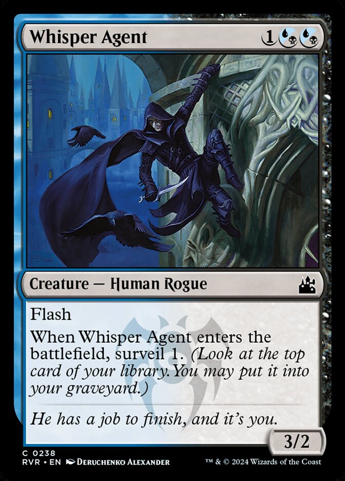 Magic the Gathering Card - Whisper Agent - MTG Circle
