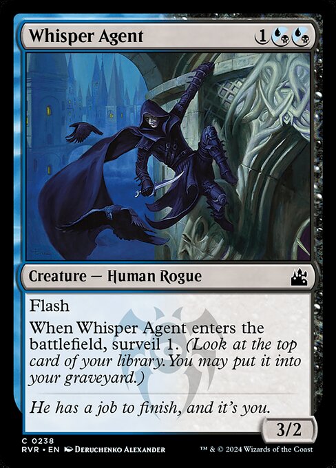 Magic the Gathering Card - Whisper Agent - MTG Circle
