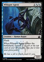Magic the Gathering Card - Whisper Agent - MTG Circle