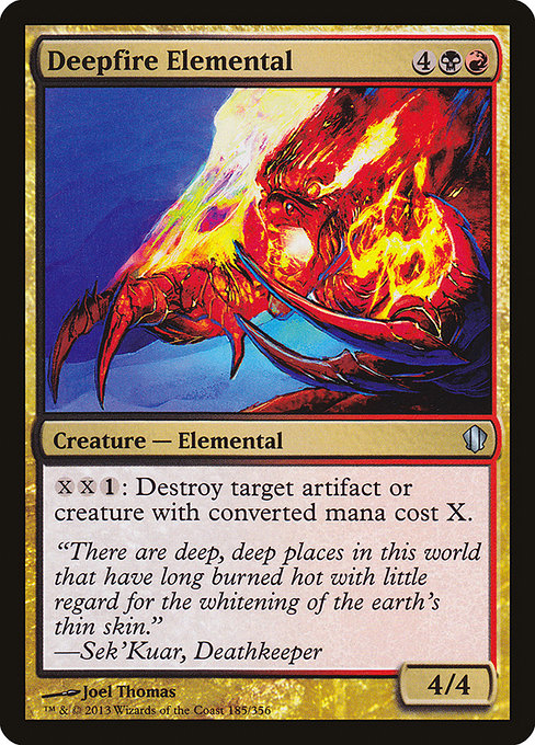 Magic the Gathering Card - Deepfire Elemental - MTG Circle