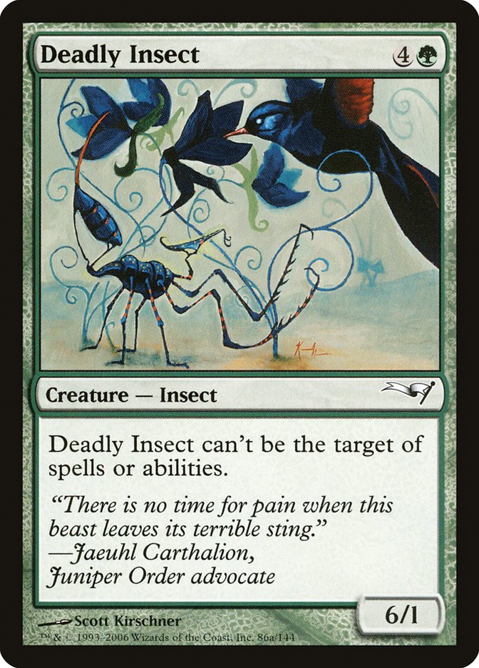 Magic the Gathering Card - Deadly Insect - MTG Circle