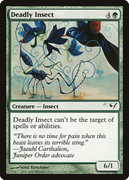 Magic the Gathering Card - Deadly Insect - MTG Circle