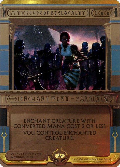 Magic the Gathering Card - Threads of Disloyalty - MTG Circle