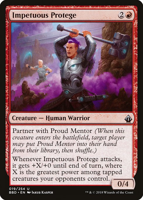 Magic the Gathering Card - Impetuous Protege - MTG Circle