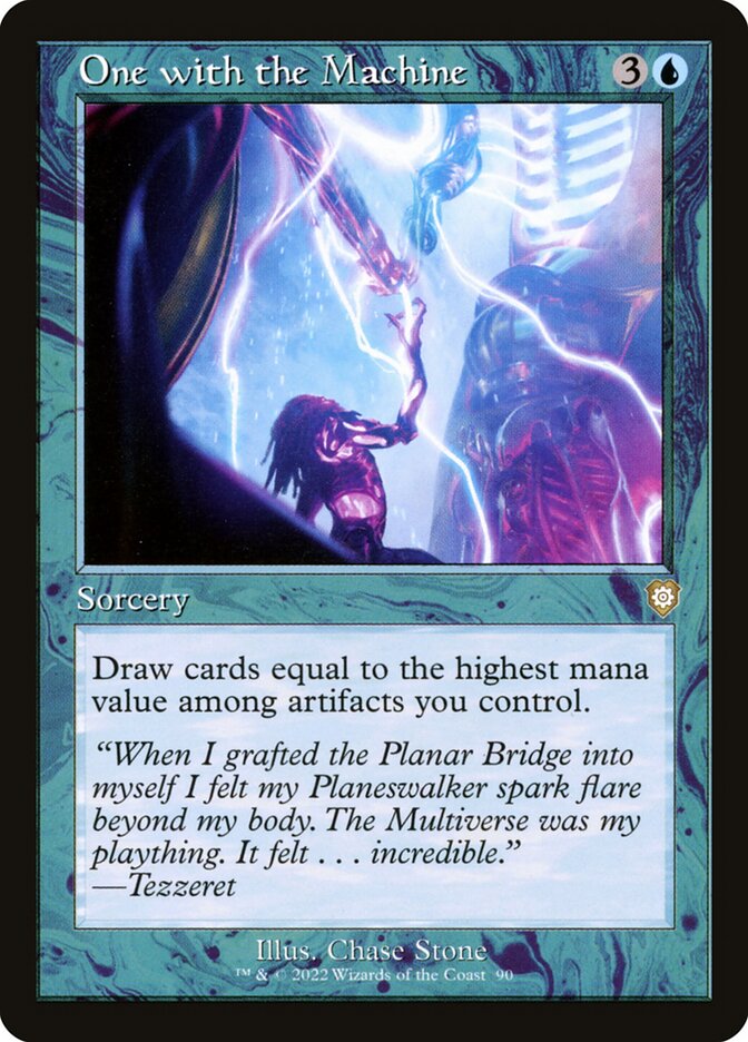 Magic the Gathering Card - One with the Machine - MTG Circle