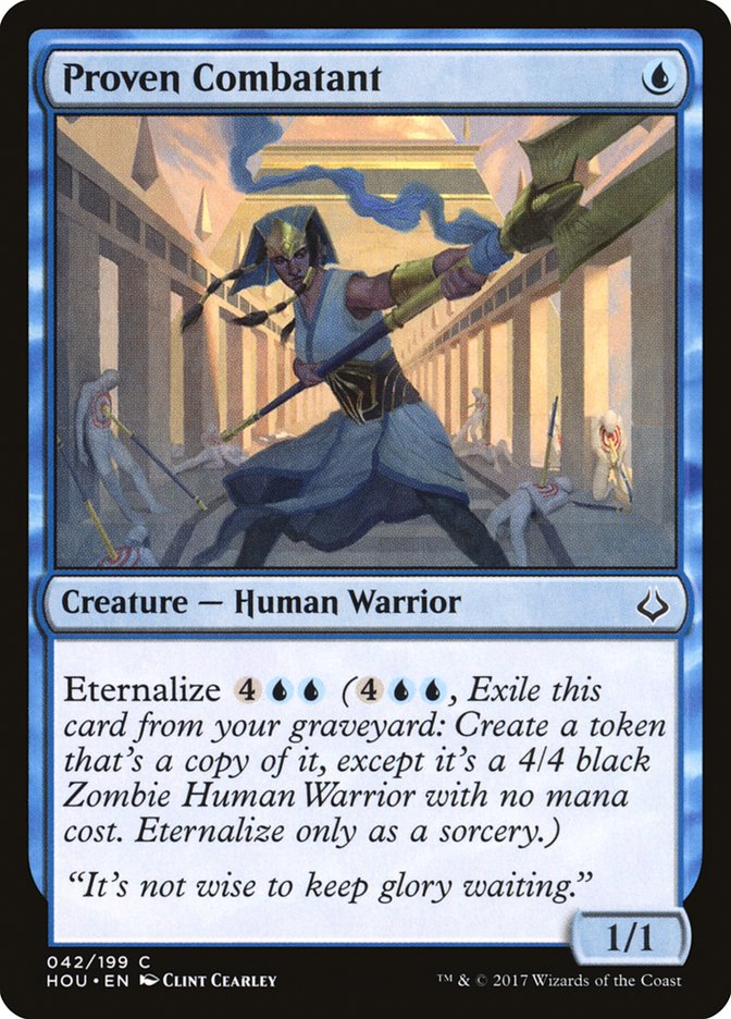 Magic the Gathering Card - Proven Combatant - MTG Circle