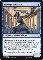 Magic the Gathering Card - Proven Combatant - MTG Circle