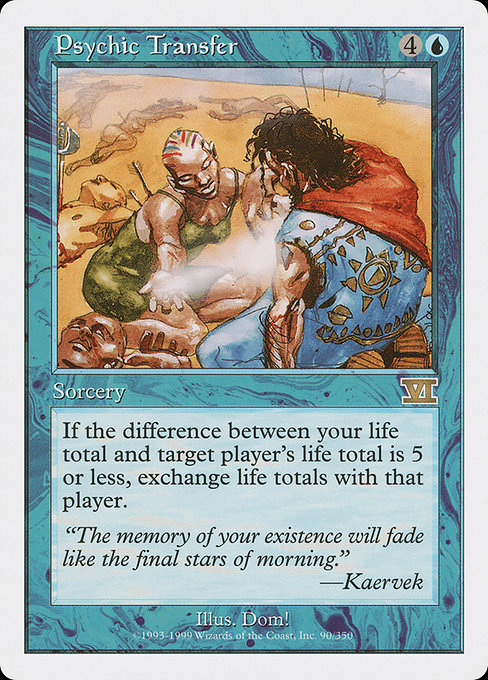 Magic the Gathering Card - Psychic Transfer - MTG Circle
