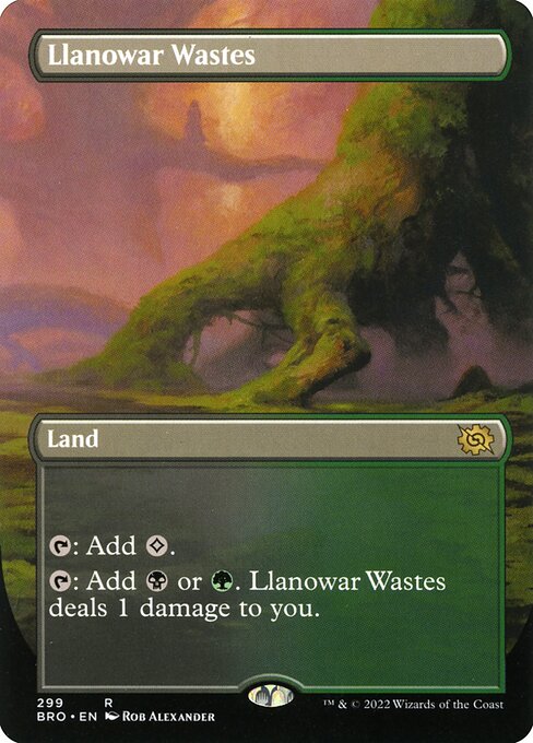 Magic the Gathering Card - Llanowar Wastes - MTG Circle