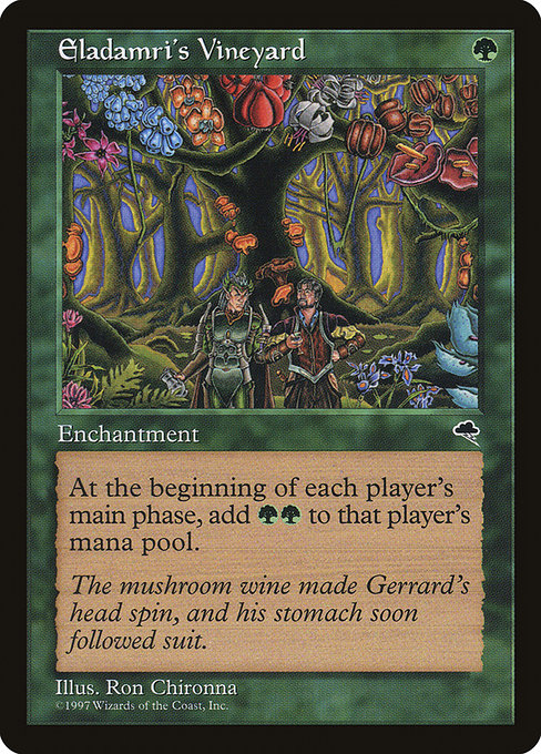 Magic the Gathering Card - Eladamri's Vineyard - MTG Circle
