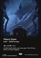 Magic the Gathering Card - Watery Grave - MTG Circle