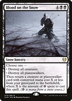 Magic the Gathering Card - Blood on the Snow - MTG Circle