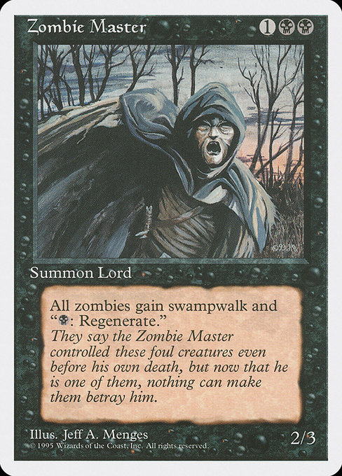Magic the Gathering Card - Zombie Master - MTG Circle