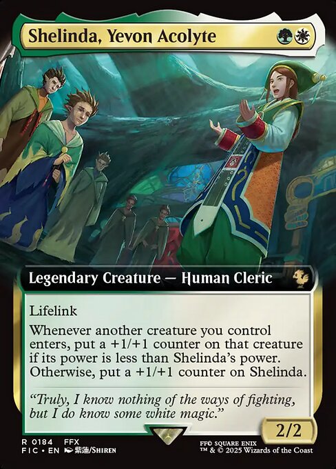 Magic the Gathering Card - Shelinda, Yevon Acolyte - MTG Circle