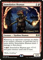 Magic the Gathering Card - Immolation Shaman - MTG Circle