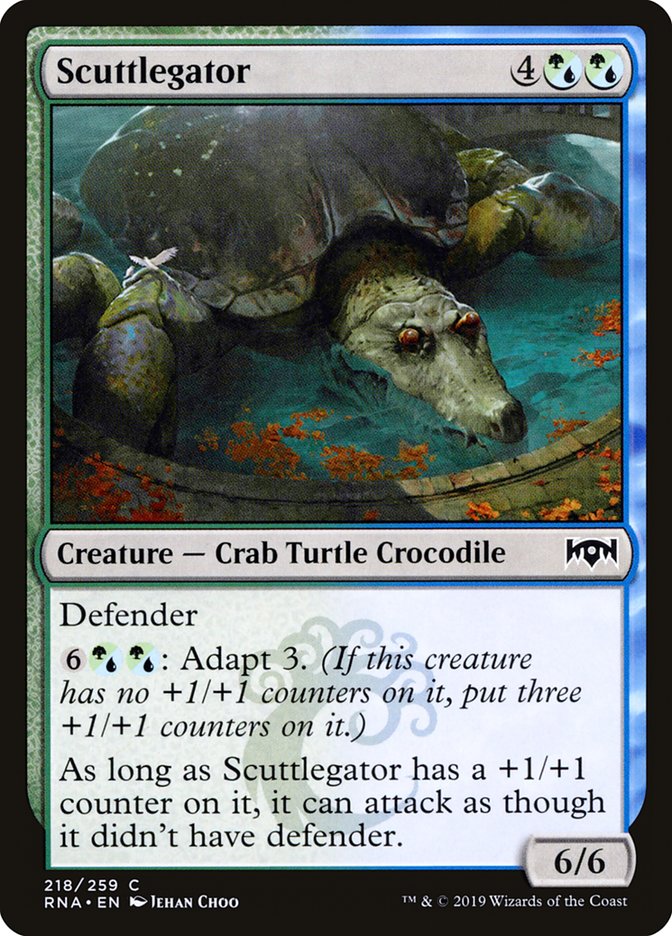 Magic the Gathering Card - Scuttlegator - MTG Circle