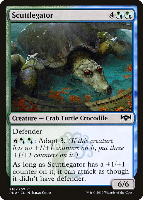 Magic the Gathering Card - Scuttlegator - MTG Circle