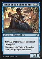 Magic the Gathering Card - Vizier of Tumbling Sands - MTG Circle